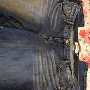 Torrid Mid Rise Loose Fit Straight Leg Stretch jeans Women’s Size 20 42W 30L